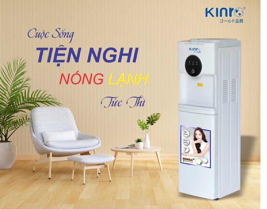 Cây nước nóng lạnh hút bình Kinro KRHB 807