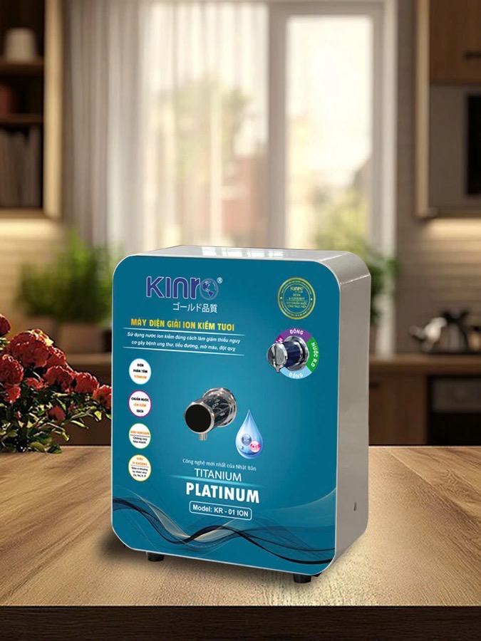 Bộ tích hợp điện phân ion kiềm tươi Kinro KR01 ION ảnh 2